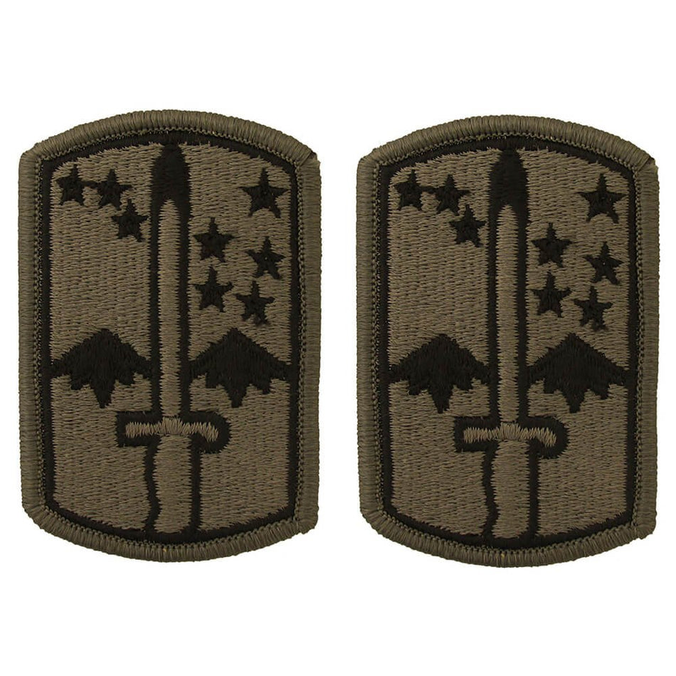 172nd Infantry Brigade OCP Patch With Hook Fastener - Set of 2