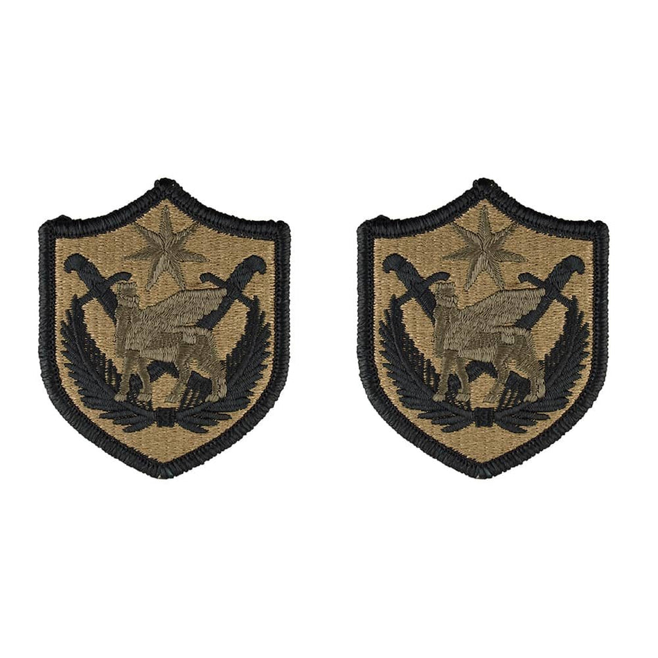 Army Multi-National Force Iraq OCP Patch With Hook Fastener - Pair