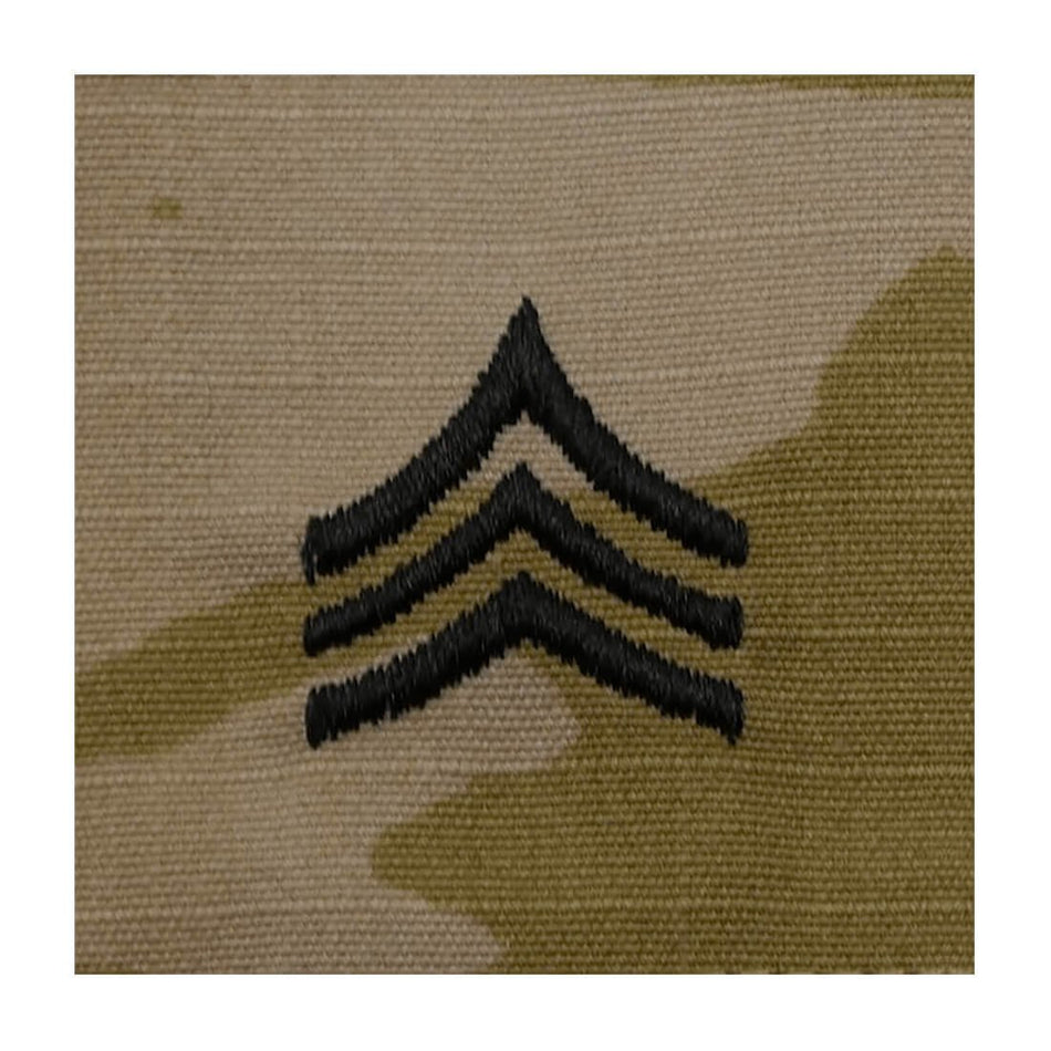 E-5 Sergeant SGT Army Rank OCP Patch Sew-On - 2x2