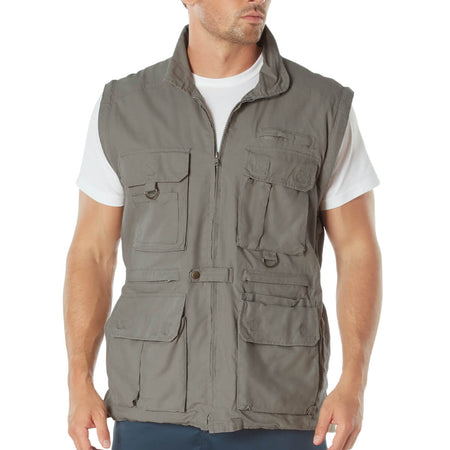 Convertible Safari Jacket Converts From Jacket To Vest