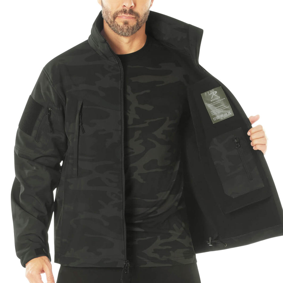 Midnight Camo Special Ops Soft Shell Jackets