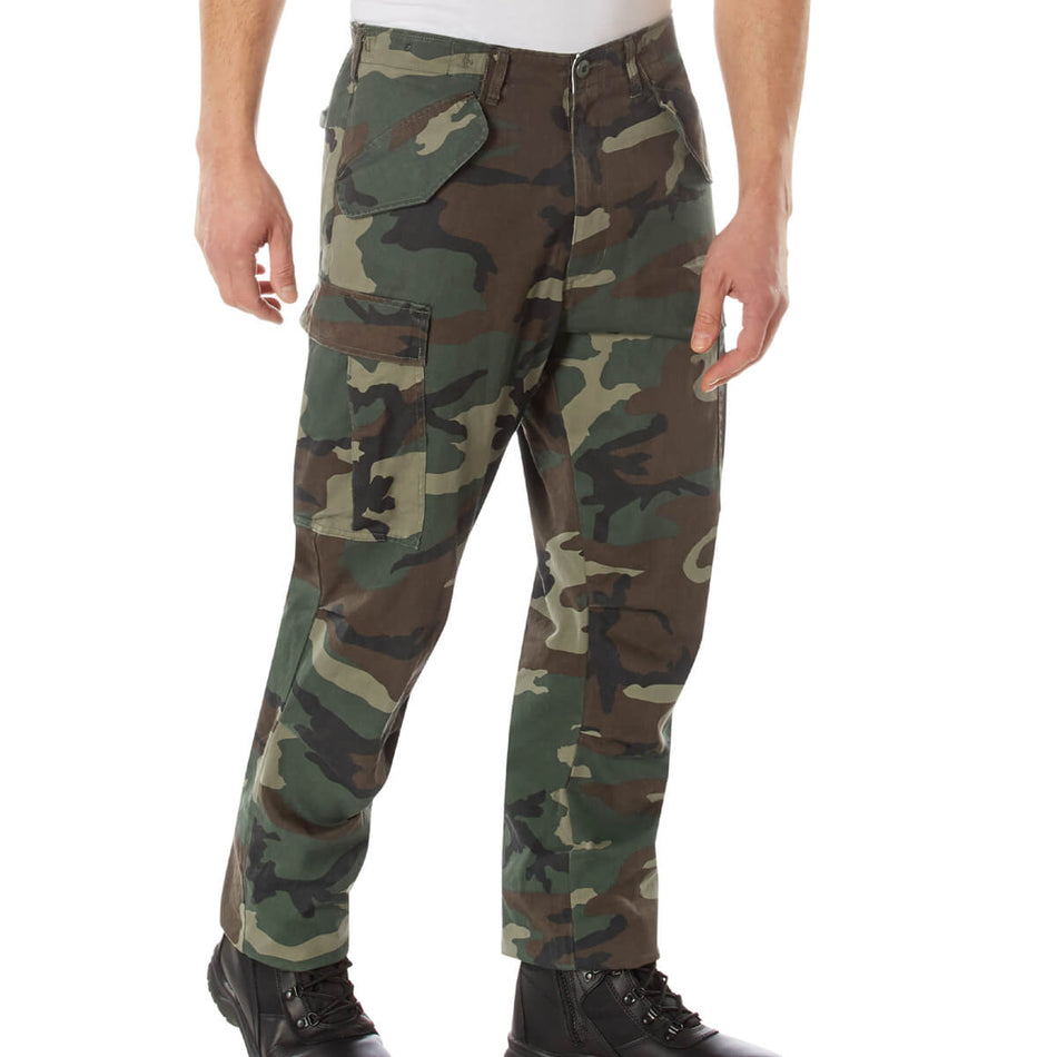 Rothco Vintage M-65 Field Pants in Woodland Camo