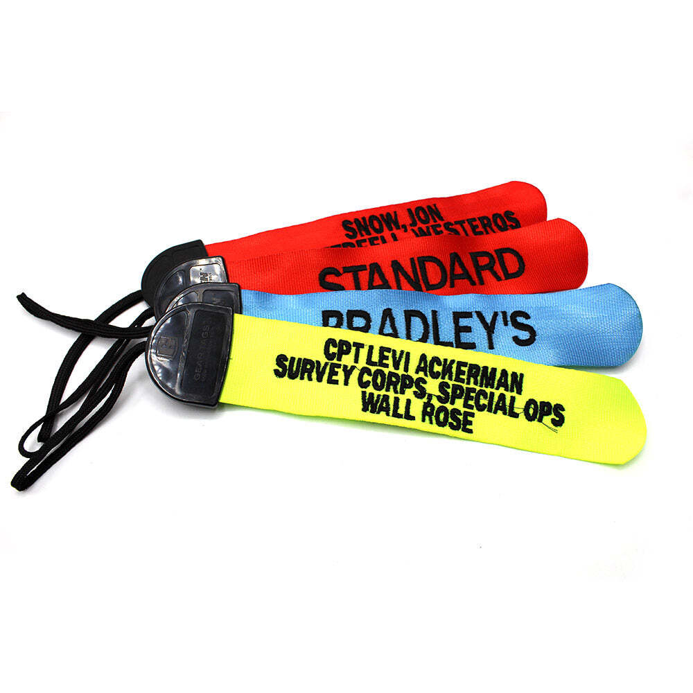 Military Luggage Tags Embroidered Name Tag For Luggage High