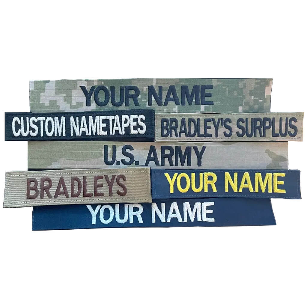 Custom 4in. x 1.25 Name Patch Full Embroidered