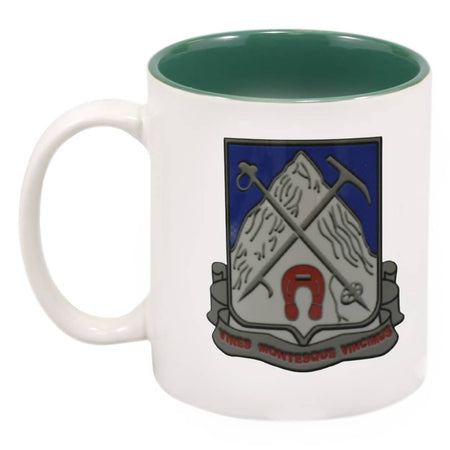 1-87th Infantry Coffee Cup With Green Inside