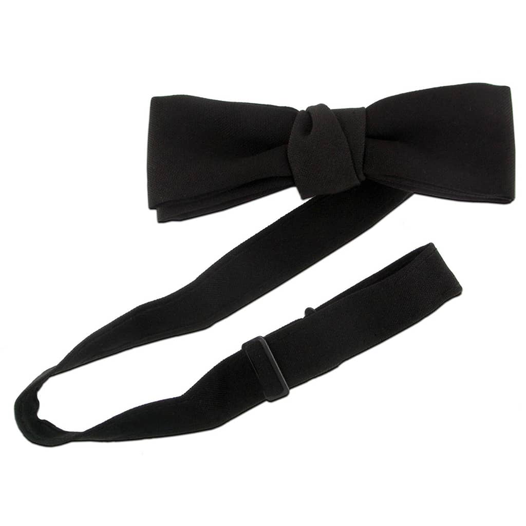 Bow Tie Army Black Wrap Around 1-1/2 Bow Tie Army Black Wrap Around 1-1/2