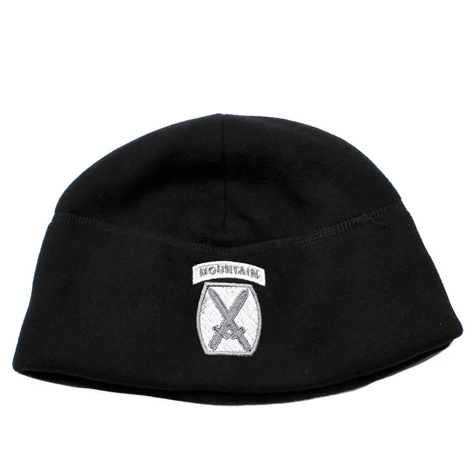 10th Mountain Division Hat Embroidered Polartec Micro-Fleece Cap