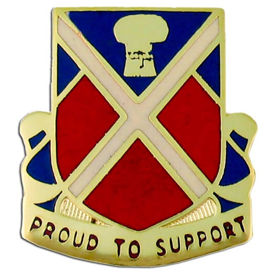 10th Support Battalion Unit Crest - Proud to Support