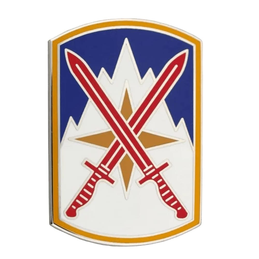 10th Sustainment Brigade Combat Service Identification Badge 