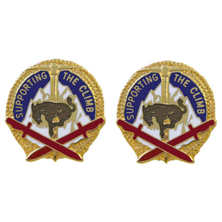10th Sustainment Brigade Unit Crest Muleskinners - Set of 2