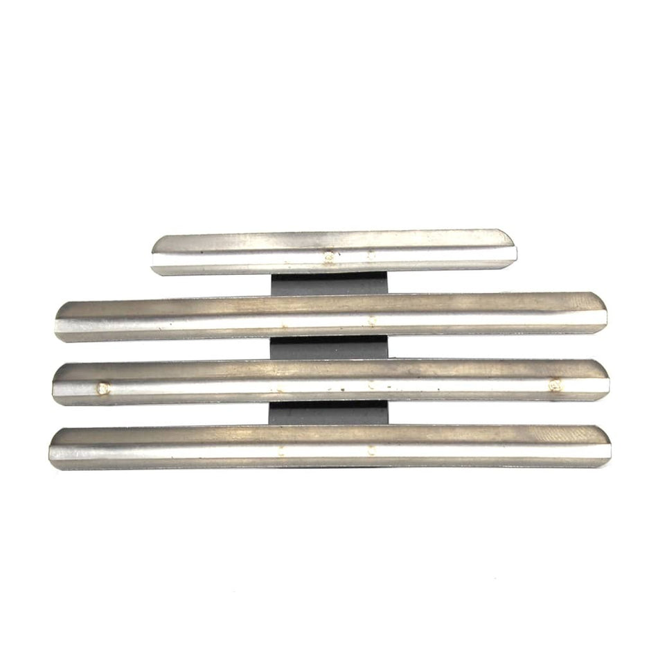 11 Ribbon Rack Metal Mounting Bar centered with spacing on a plain white background.