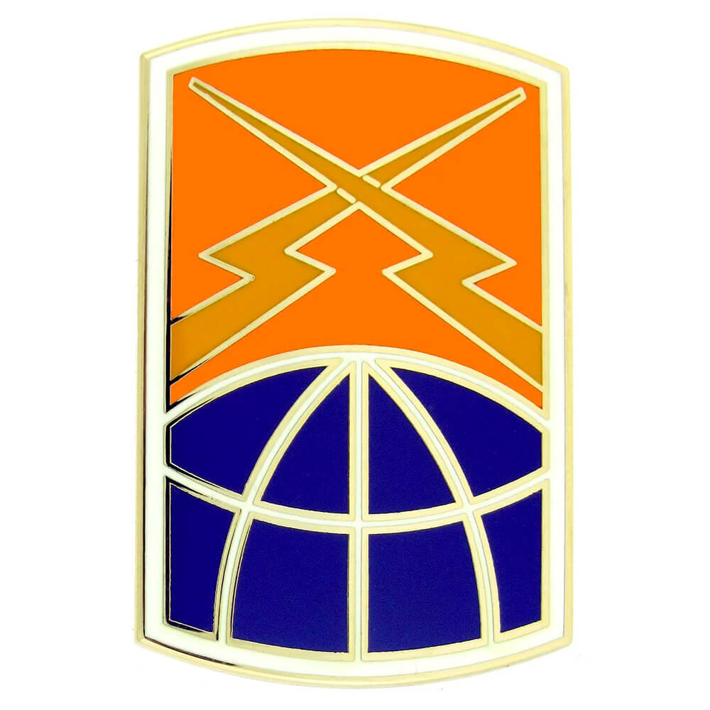 Army 160th Signal Brigade CSIB  on a white background