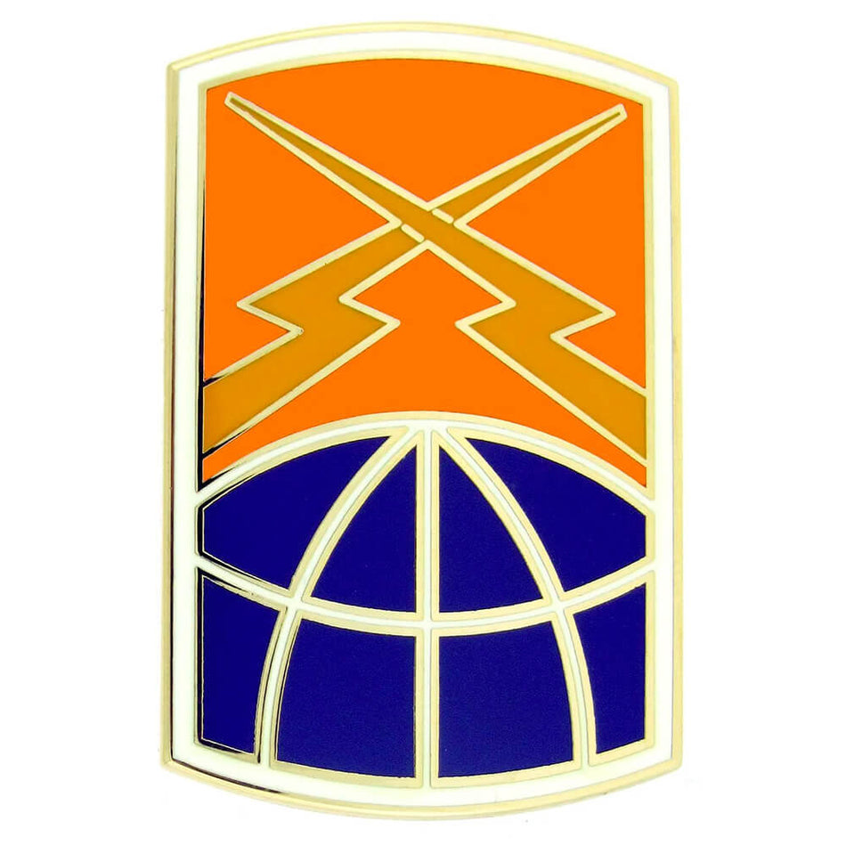 Army 160th Signal Brigade CSIB  on a white background