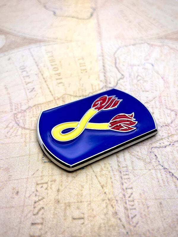196th Infantry Brigade Metal Car Decal