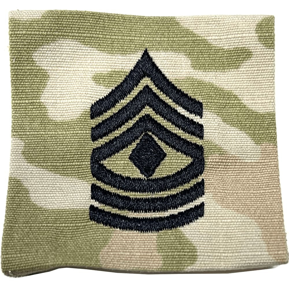 1SG First Sergeant Army Rank Sew-On OCP Patch