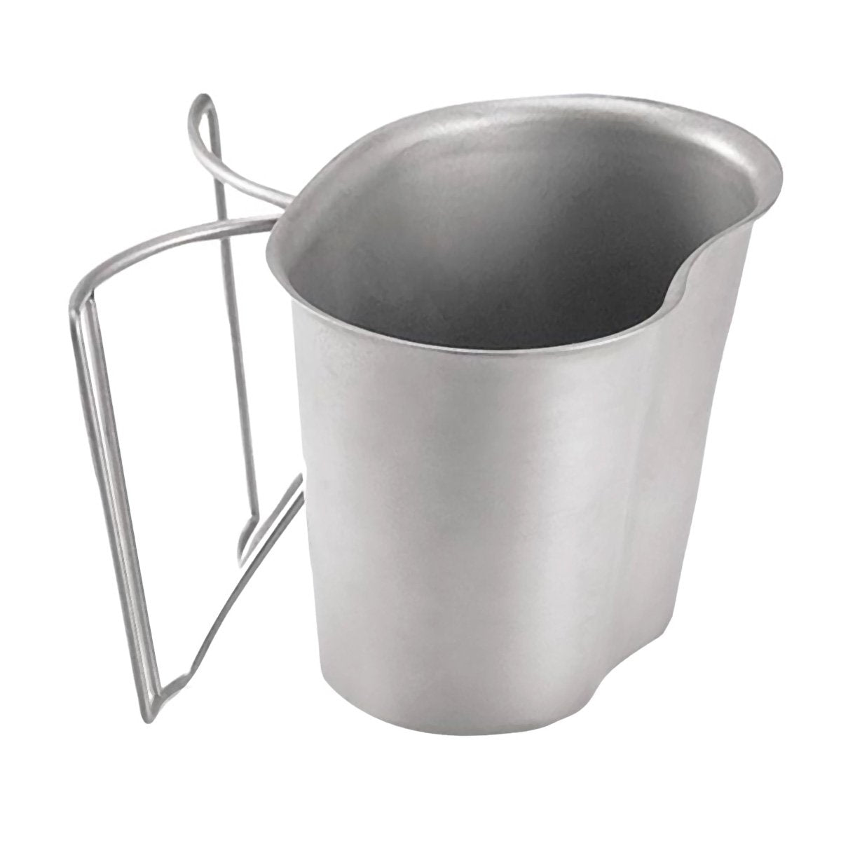 1 Quart Steel Water Canteen Cup with Folding Handle USGI
