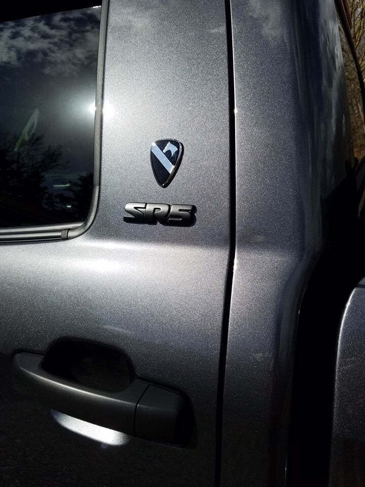 US Army 31st Cavalry Division Metal Car Decal - Auto Medals