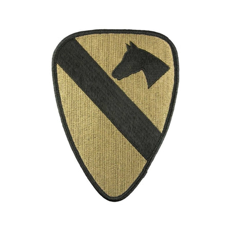 1st Cavalry Division OCP Patch With Hook Fastener on a white background