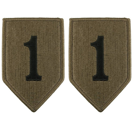1st Infantry Division OCP Patch With Hook Fastener Set of 2