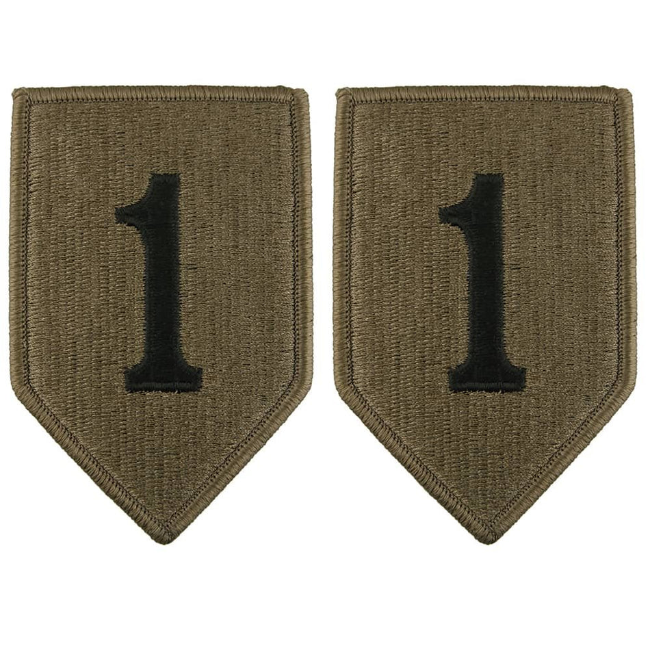 1st Infantry Division OCP Patch With Hook Fastener Set of 2