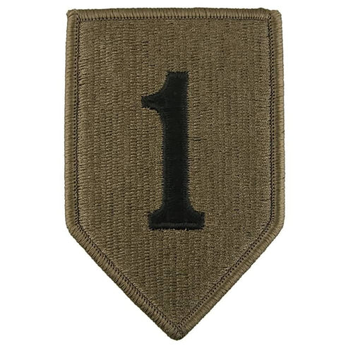 1st Infantry Division OCP Patch With Hook Fastener