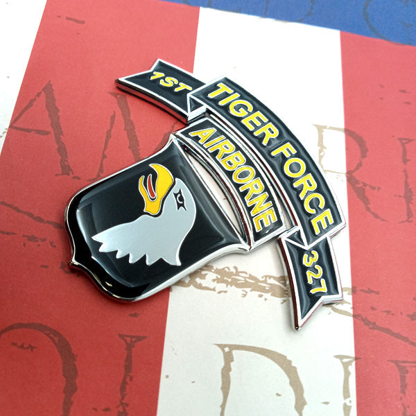 Tiger Force 1/327th Infantry Metal Car Emblem – “Above the Rest