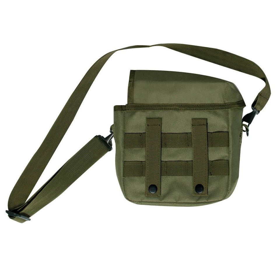 2 Quart Canteen MOLLE Pouch Olive Drab Cover with Strap by Rothco Rear View