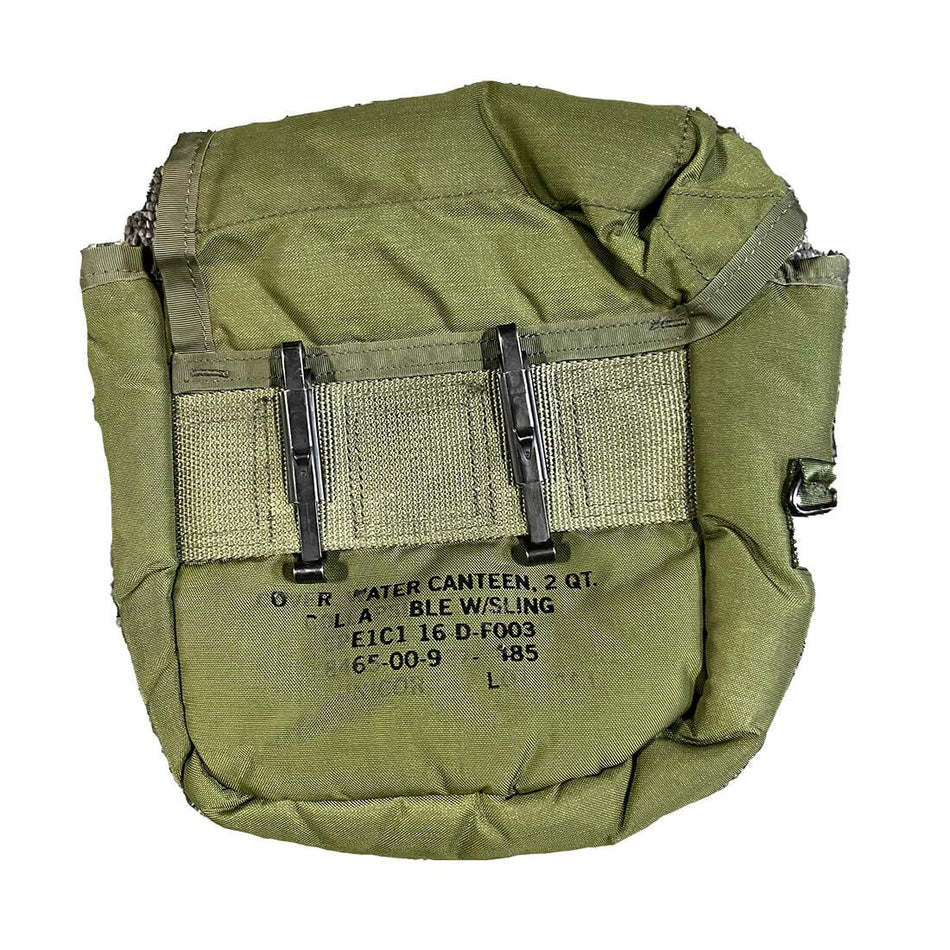 2 Quart Canteen Pouch Olive Drab Cover USGI - Used