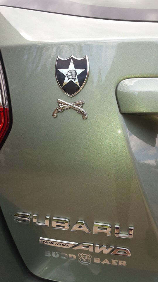 2nd Infantry Division Chrome Emblem