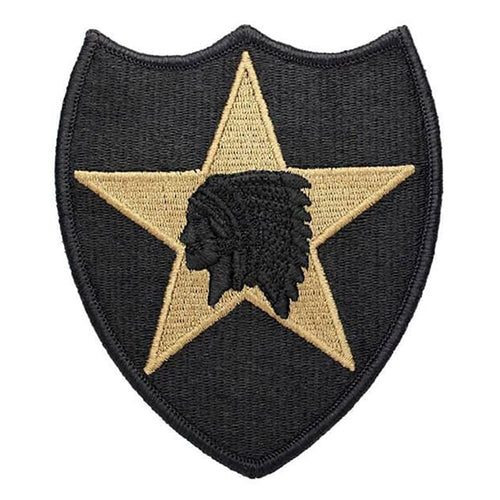 2nd Infantry Division OCP Army Patch With Hook Fastener