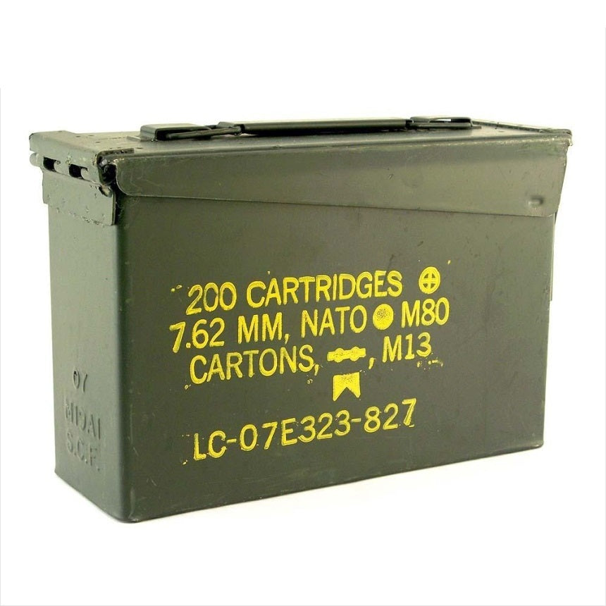 30 Cal Ammo Can on a white background