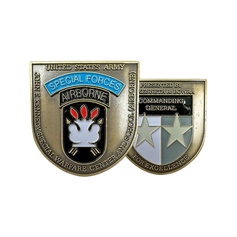 United States Army Special Forces Airborne badge on a white background
