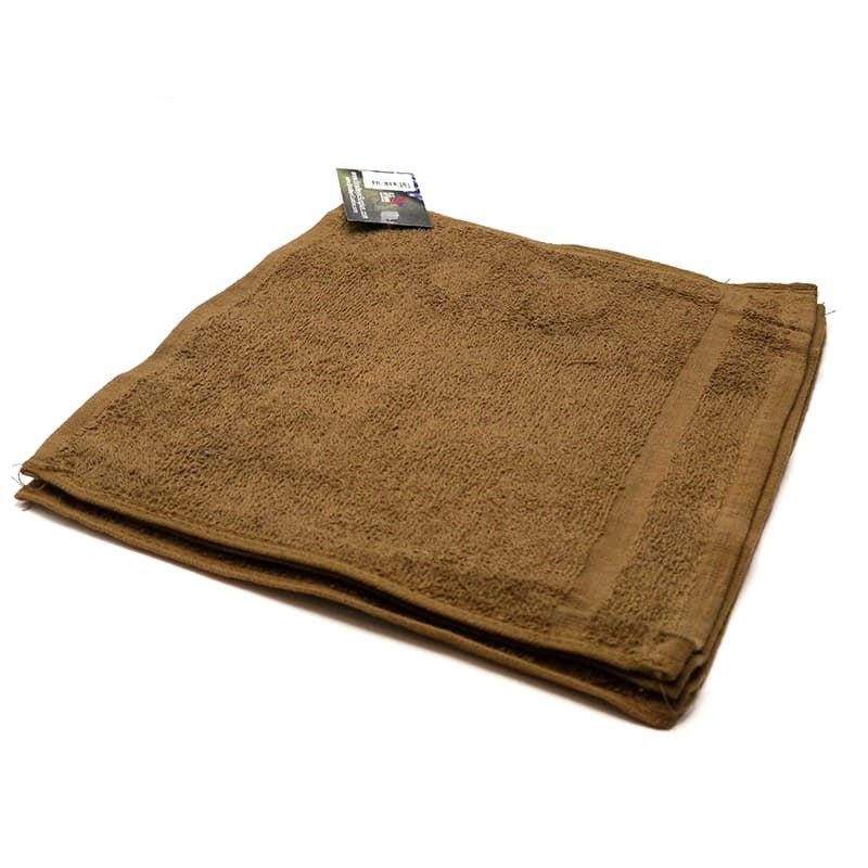 3 Pack Brown Wash Cloths Military Style