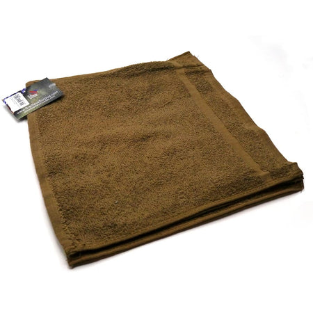 3 Pack Brown Wash Cloths Military Style