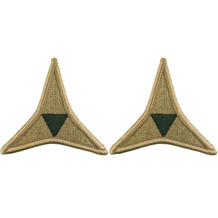 III 3rd Corps Army OCP Patch With Hook Fastener - Pair