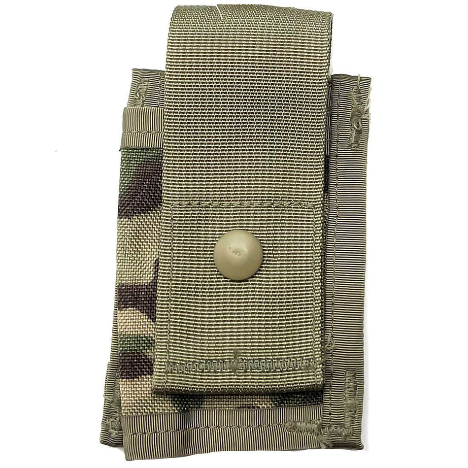 40mm High Explosive USGI Single OCP MOLLE II Pouch on a white background