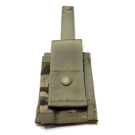 40mm High Explosive USGI Single OCP MOLLE II Pouch on a white background