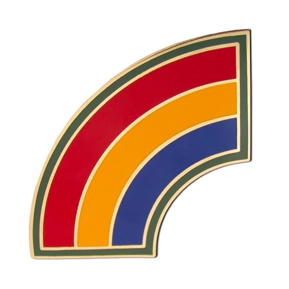 42nd Infantry Division Combat Service ID Badge on a white background