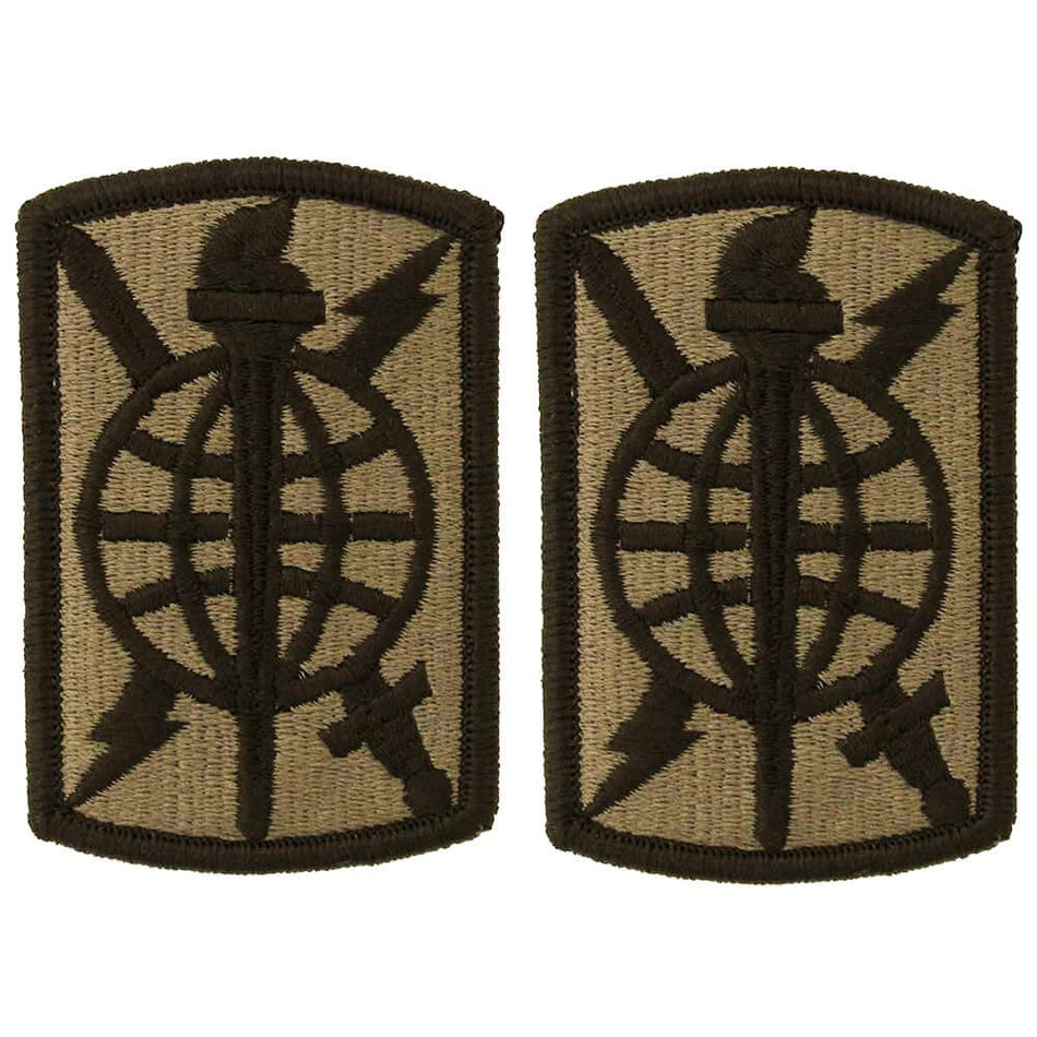 500th Military Intelligence Brigade OCP Patch With Hook Fastener - Pair