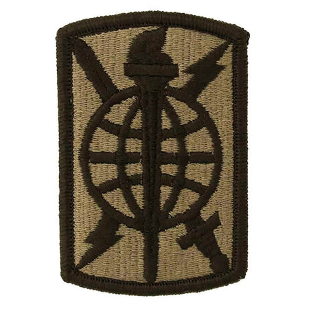 500th Military Intelligence Brigade OCP Patch on a white background