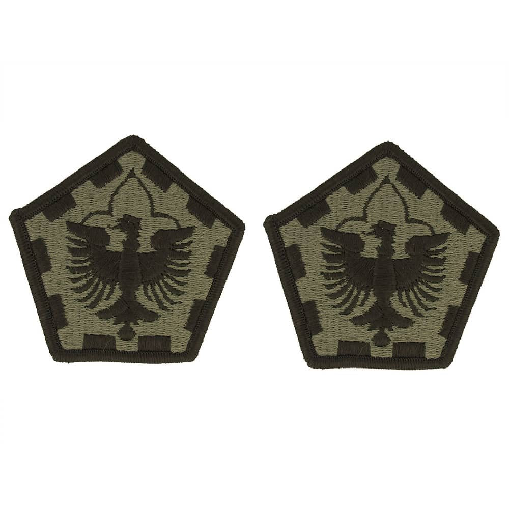 Army 555th Engineer Group OCP Patch With Hook Fastener - Pair