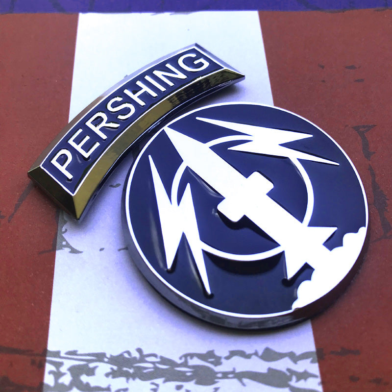 56th Field Artillery Command Pershing Metal Car Decal – Army