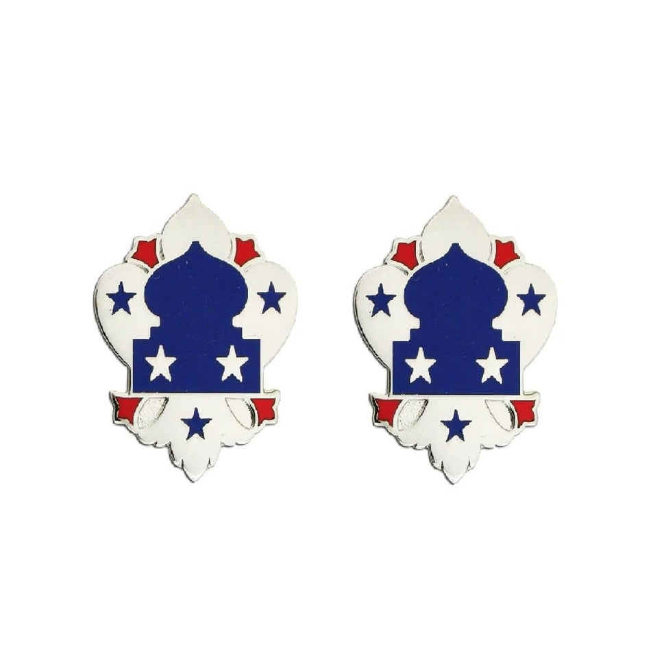 5th Army North Distinctive Unit Insignia Crest DUI Set of 2