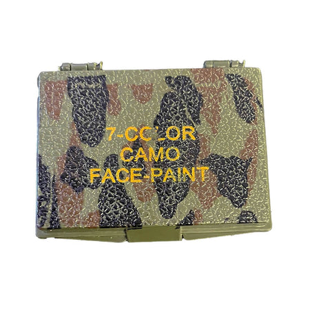 7 Color Camo Face Paint Square CompactCase