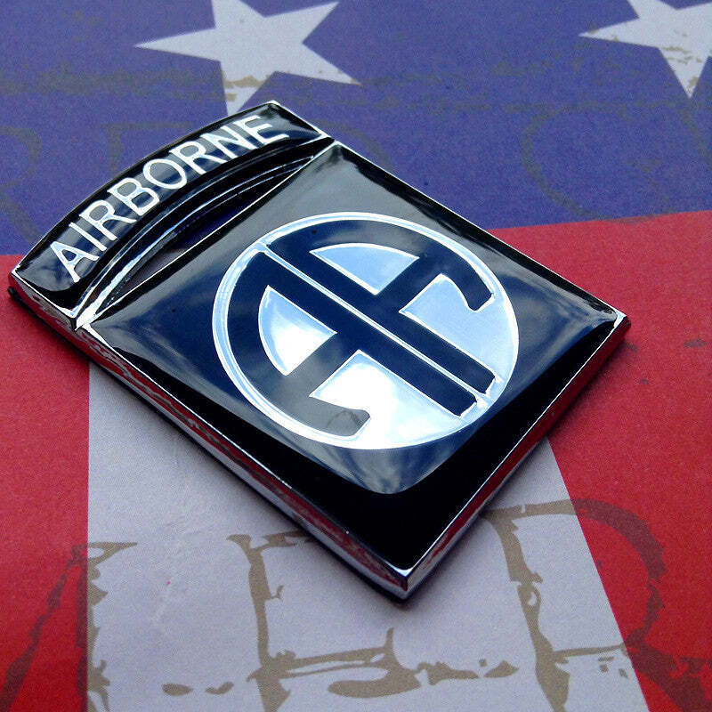 アメリカ沿岸警備隊コーストガード エンブレム ステンドグラス グラスマスターズ社 82nd Airborne Division Metal Decal for Trucks or Cars by Auto