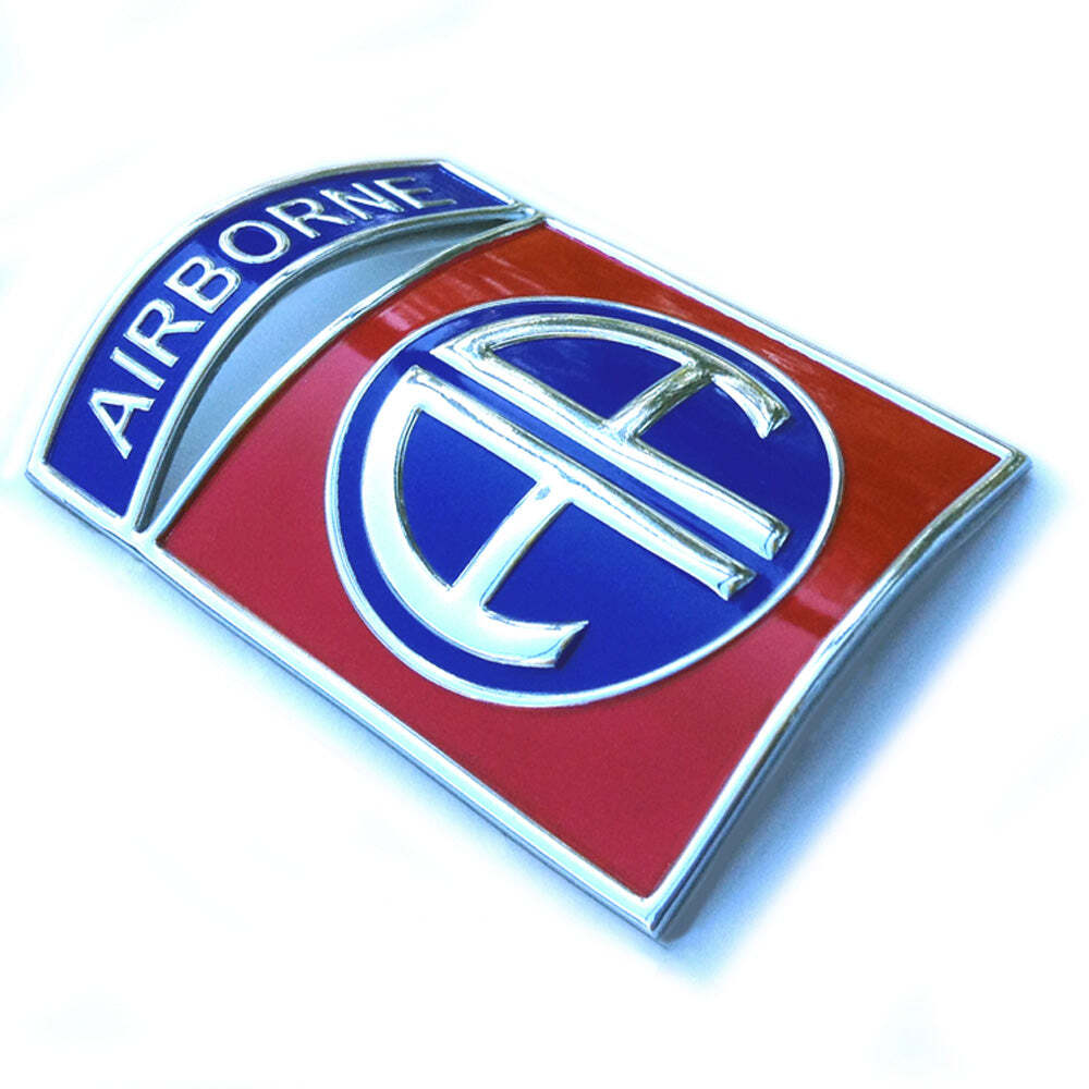 アメリカ沿岸警備隊コーストガード エンブレム ステンドグラス グラスマスターズ社 82nd Airborne Division Metal Decal for Trucks or Cars by Auto