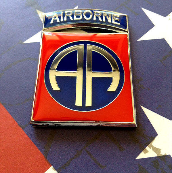 82nd Airborne Division Metal Decal for Trucks or Cars by Auto