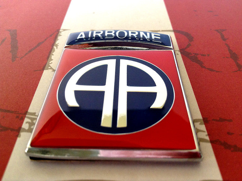 82nd Airborne Division Metal Decal for Trucks or Cars by Auto