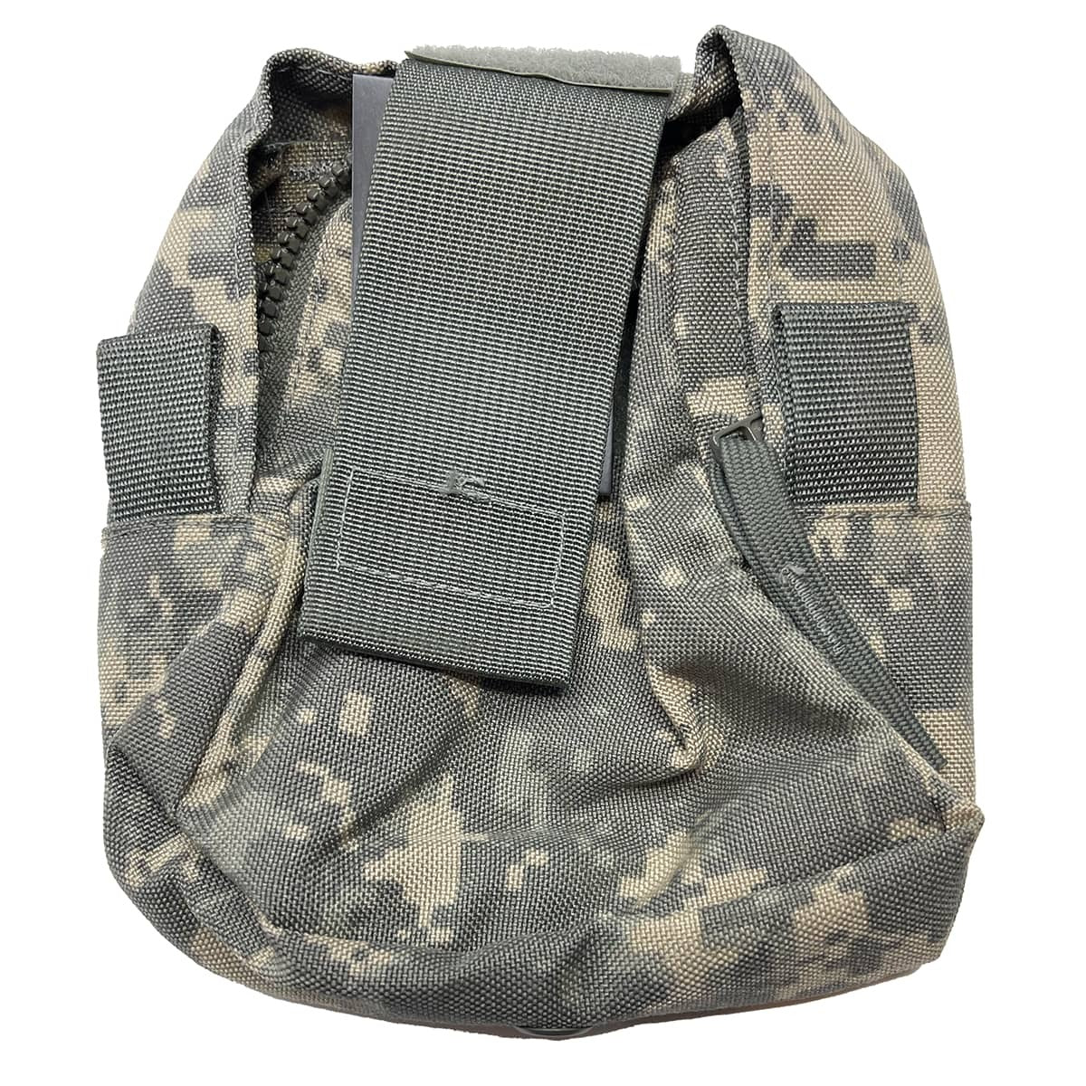 ACU MOLLE II USGI Medic Pocket with a gray strap on a white background