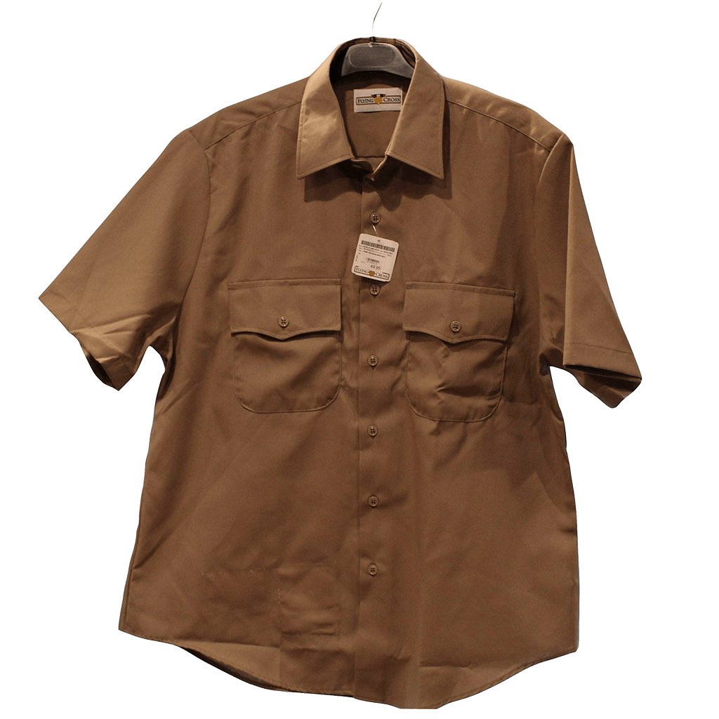 AGSU Short Sleeve Dress Shirt For Males